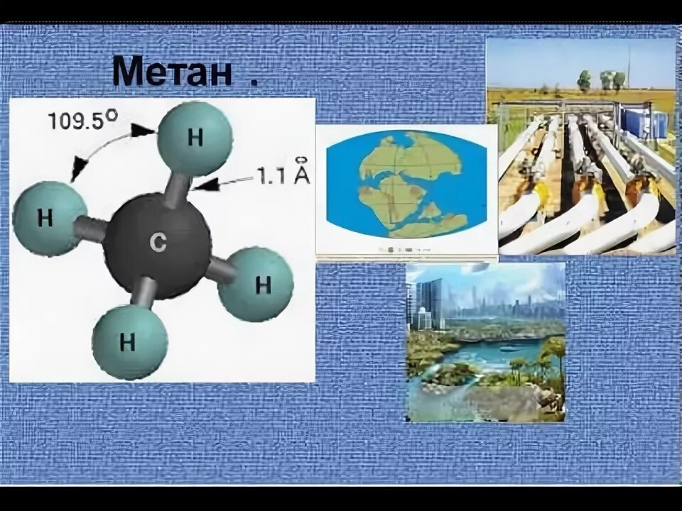 Признаки метана