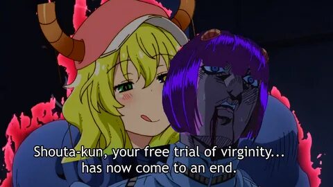 miss kobayashi's maid dragon, lucoa, shouta, king crimson, bruno b...