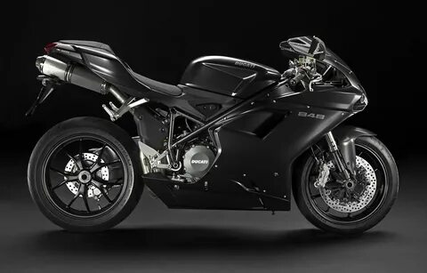 Black motorcycle