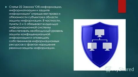 Информации в частности