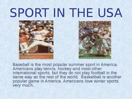 They do sport