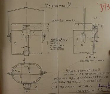 Объем армейского котелка