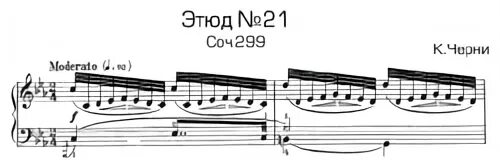 Черни этюды опус 299