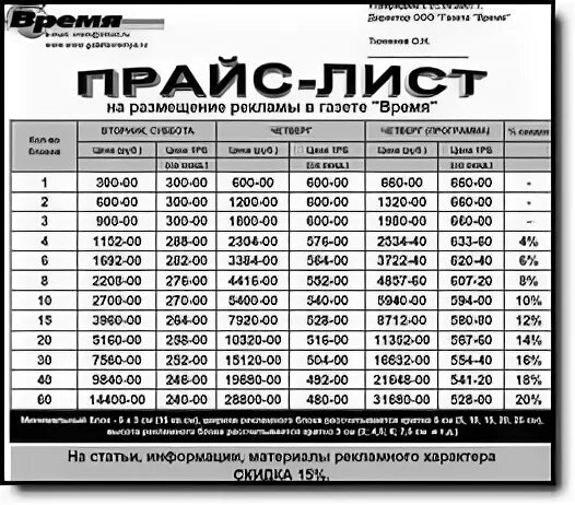 Улан удэ прайс листы