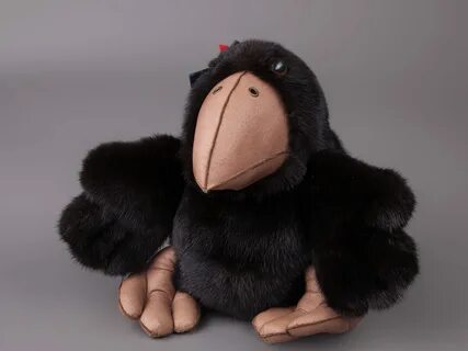 Мягкая игрушка ворона