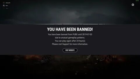 You has been banned