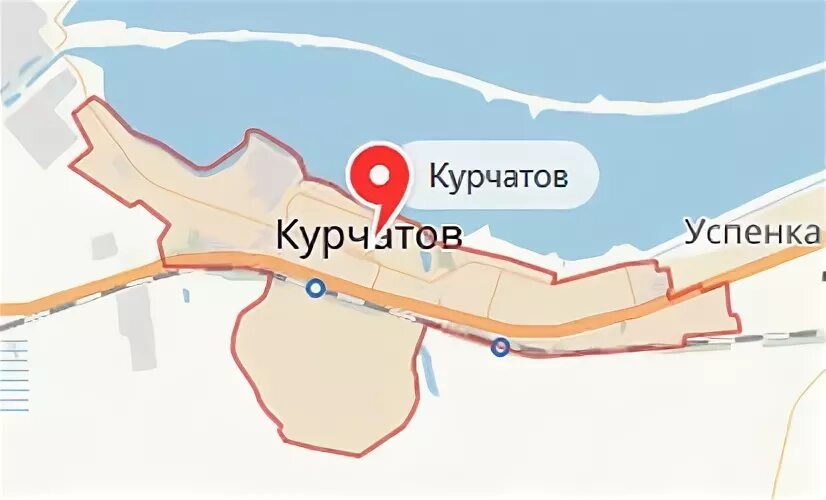 Карта курчатова