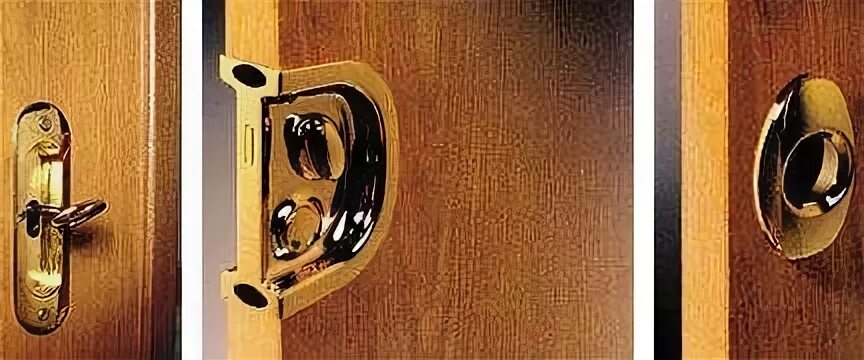 Почему дверную ручку прикрепляют не