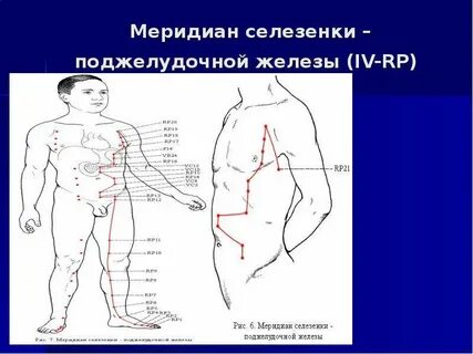 Точки поджелудочной железы
