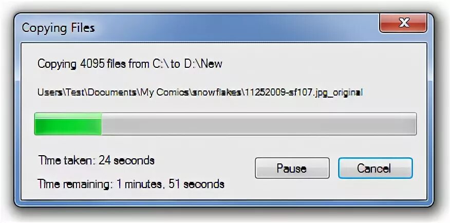Cannot copy file. Cannot copy file