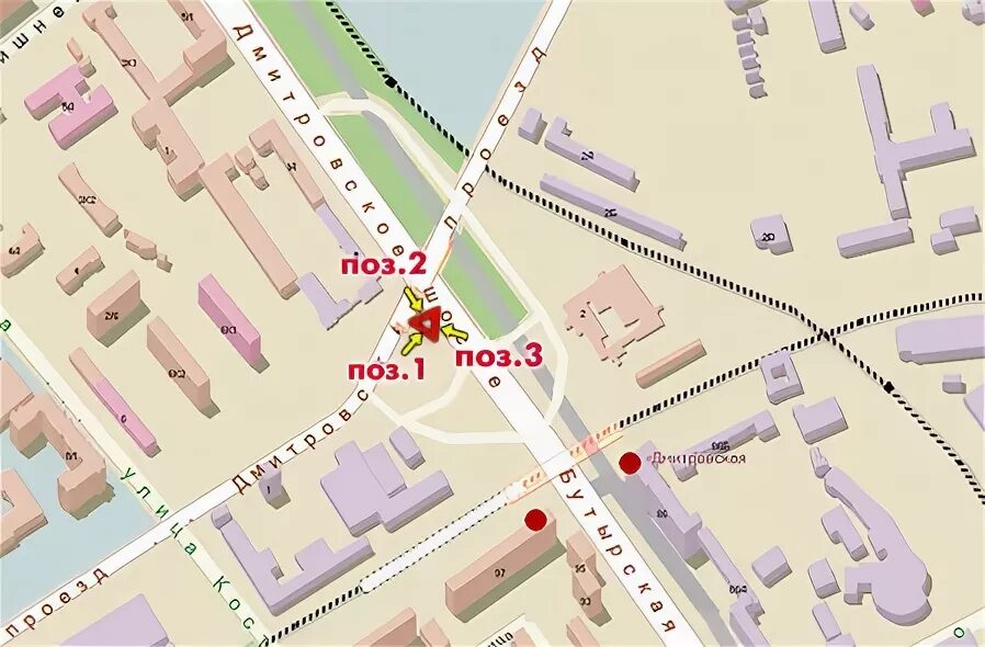 Дмитровский проезд на карте. Дмитровский проезд на карте