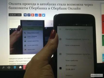 Оплатить через сбербанк проезд