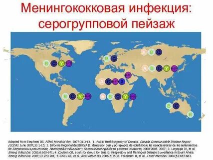 Заболеваемость менингитом