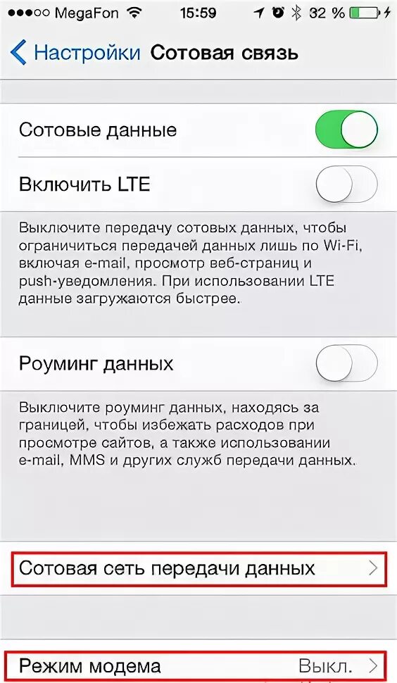 Режим модема на iphone. Carrier режим модема. Что такое Carrier на айфоне режим модема. Сотовые данные МЕГАФОН режим модема.