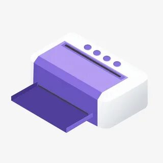 Принтер фиолетовый