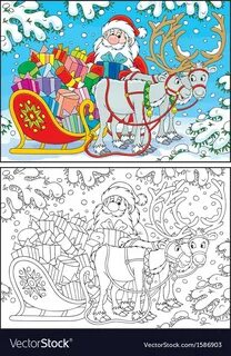 Каким цветом раскрасить деда мороза