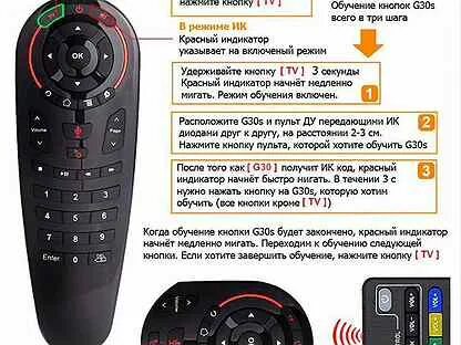 Настройка пульта аэромышь