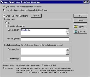 Case selection