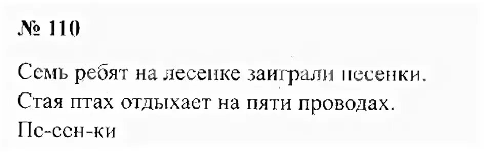 Стая птах на пяти проводах