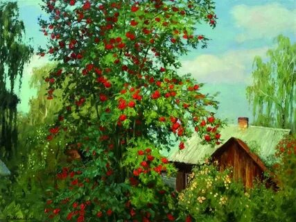 Сирень и рябина