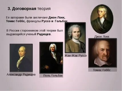 Договорная теория происхождения государства это