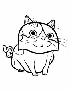 Нарисовать кота из мультика