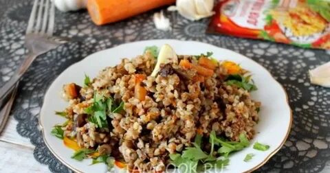 Плов из гречки рецепт