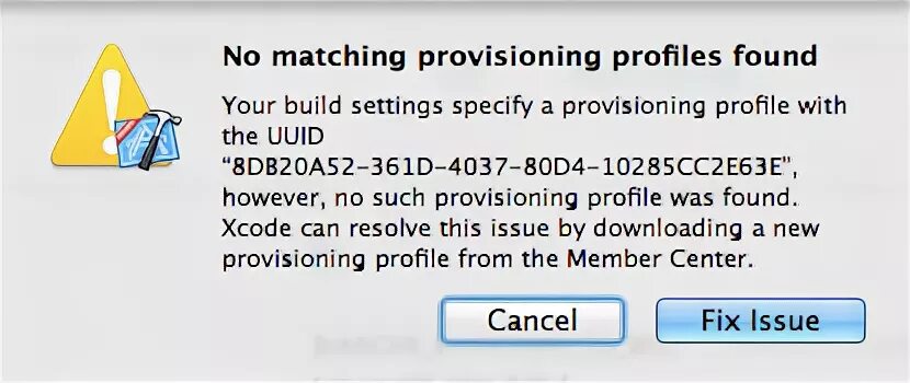 No matching code found. Could not find matching provisioning profile altstore.