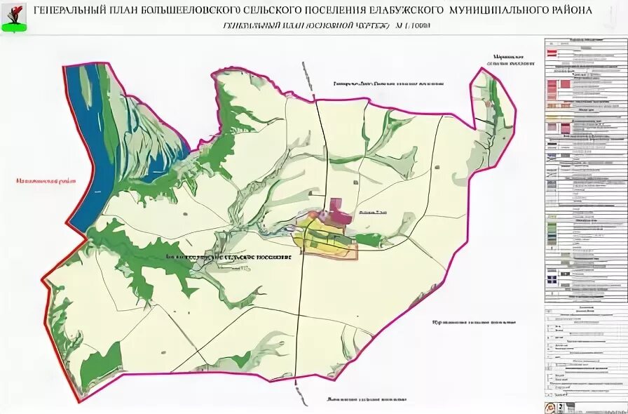 Елабужский район татарстан на карте