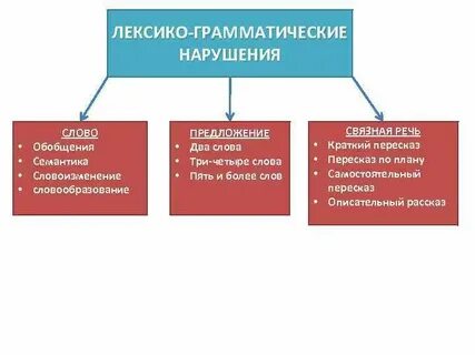 Лексико грамматическая группа слов