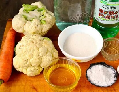 Рецепт приготовления цветной капусты с морковью