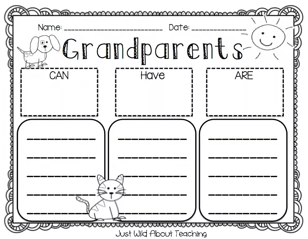 Grandparents Worksheets. Лист для проекта my grandparents. My grandparents Worksheets. Grandparents activities.