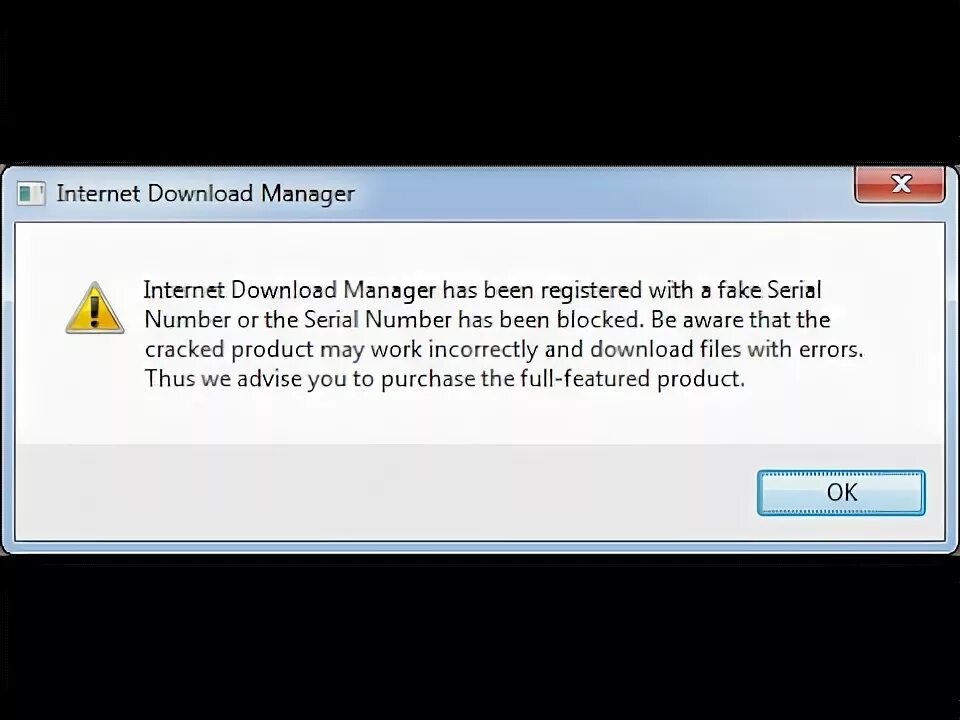 Error note