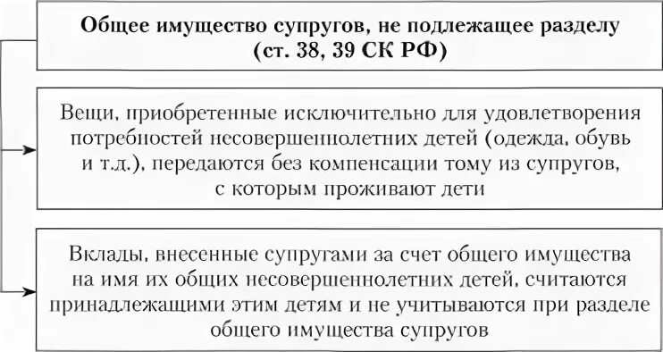Имущество не подлежащее разделу