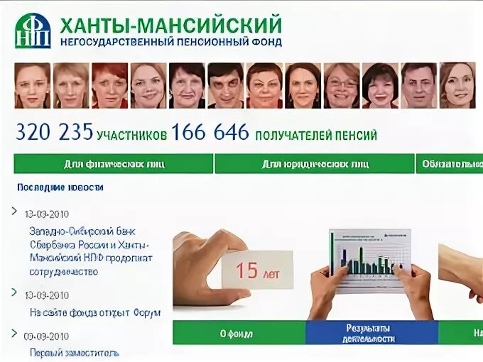 Ханты мансийский негосударственный пенсионный фонд