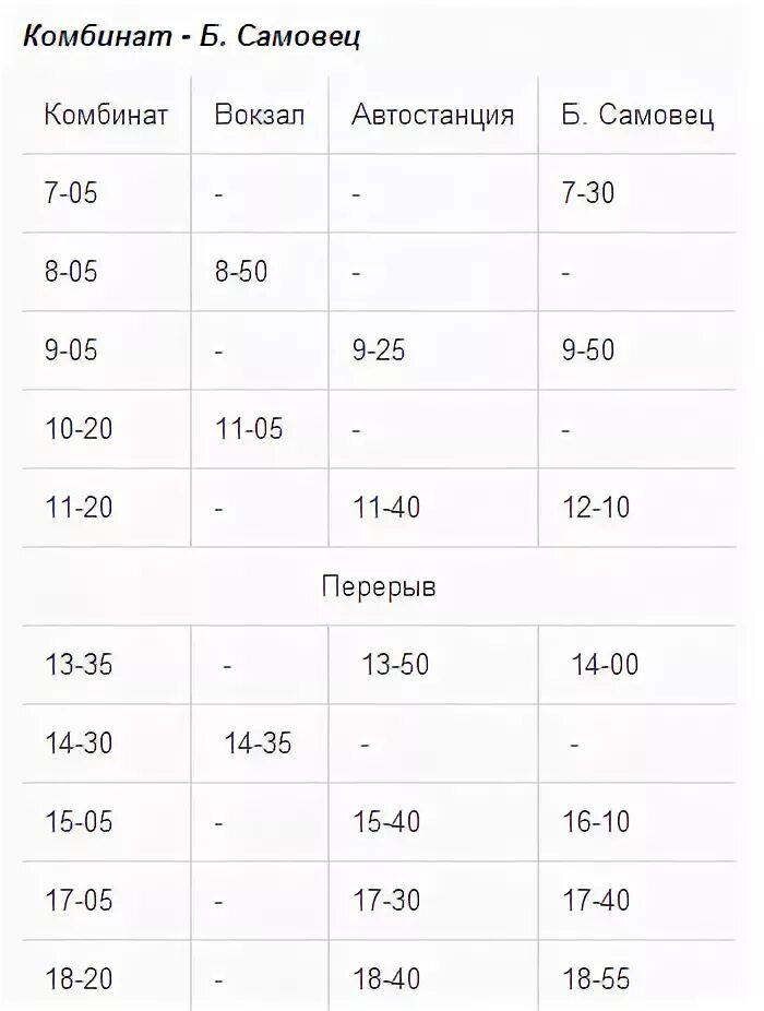 Расписание автобусов орловская область