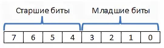 Старший и младший бит. Старшие и младшие биты. старшие и младшие биты числа. старший младший бит в байте. старшие и младшие битвы.
