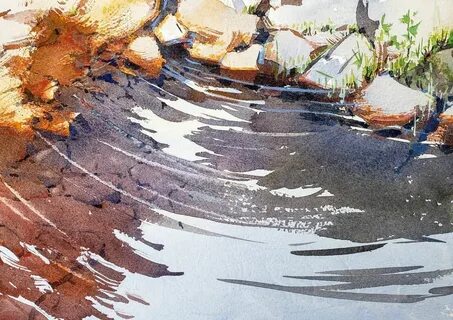Акварель вода