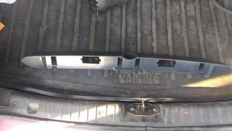 Накладка крышки багажника калина 2