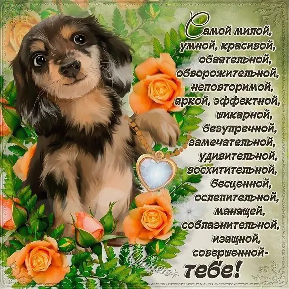Добрейшую умнейшую с днем рождения
