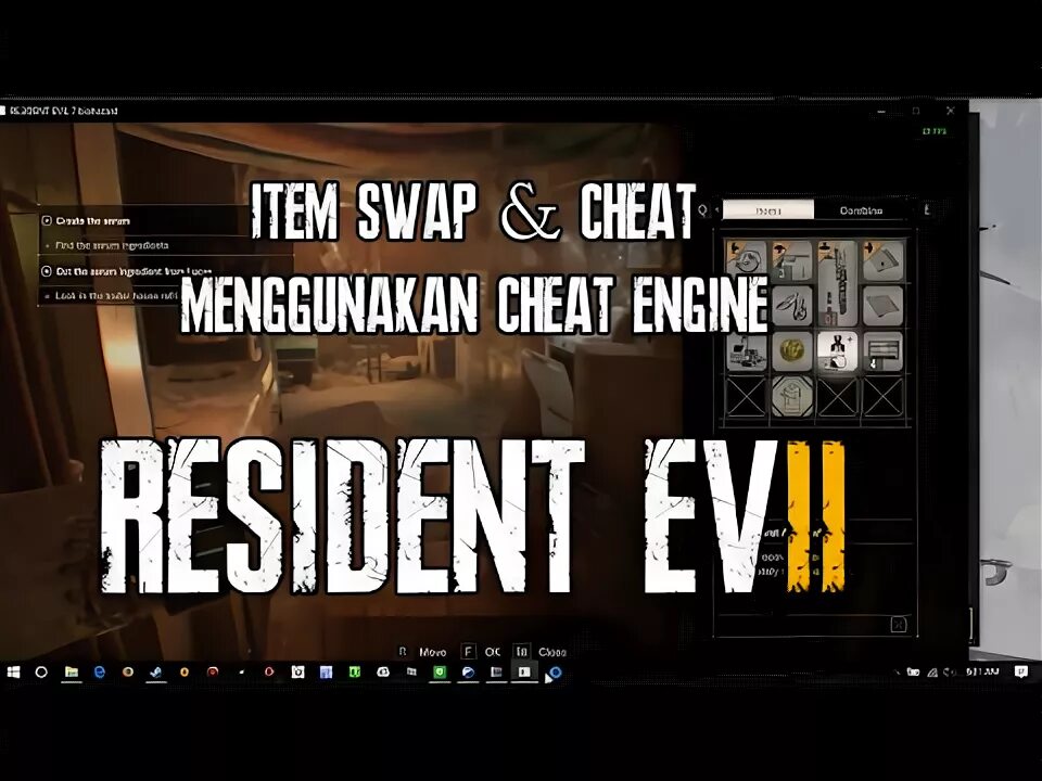 Swapping items. Swapping items