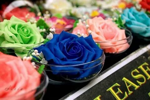 Soap flowers