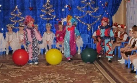 Новогодний цирк в детском саду