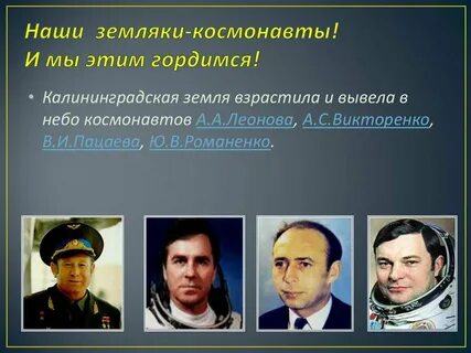 Назови космонавтов