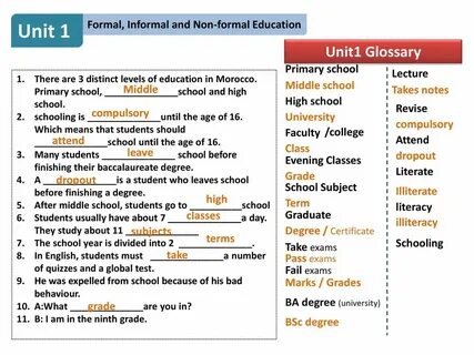 Education ответы