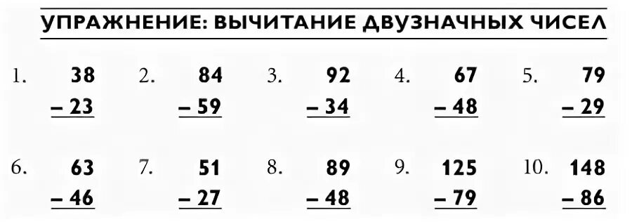 Математика решать двузначных чисел. Сложение и вычитание в столбик двузначные. Примеры на сложение и вычитание в столбик. Примеры на сложение в столбик. Вычитание двузначных чисел в столбик.