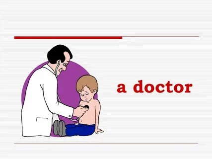 Она доктор на английском