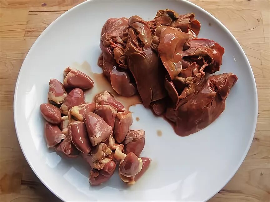 Как чистить куриную печень