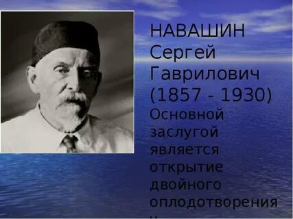 Сообщение о жизни и научной деятельности навашина