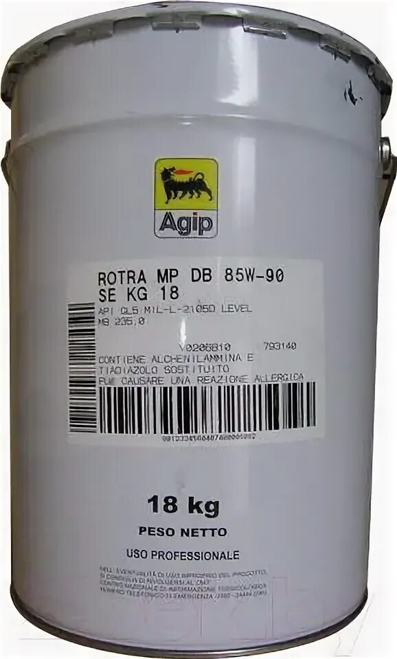 Масло 1 85. Трансмиссионное масло Eni/Agip Rotra MP DB 85w-90. Agip w15. Масло Ени 20л. Либхер масло 20 л.